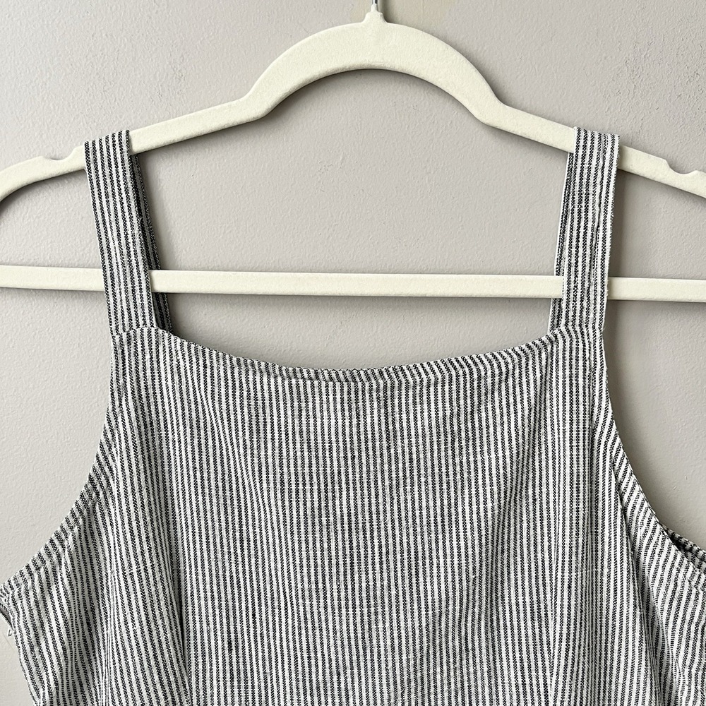 Vintage striped linen dress with pockets! - Picture 12 of 12